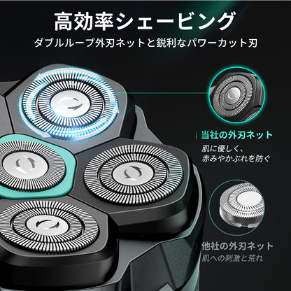 ブラックナイツスキンヘッド 99枚刃