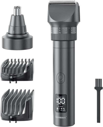 kensen バリカン 鼻毛カッター トリマー type-c充電式 ダイヤル調整41段階調整可能 ipx6防水
