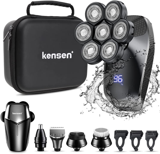 kensen 7Dシェーバー 7枚刃 5 in1多機能電気シェーバー